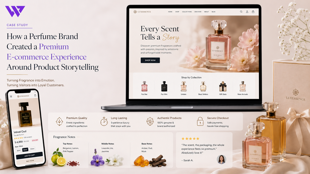 How a Perfume Brand Created a Premium E-commerce Experience Around Product Storytelling