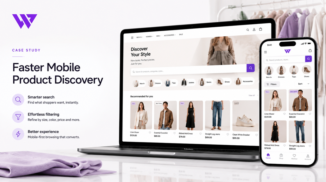 How a Clothing Store Improved Mobile Shopping with Faster Product Discovery